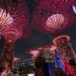 Commercial Solar Singapore installation Gardens by the Bay Supertrees